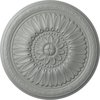 Ekena Millwork Temple Ceiling Medallion (Fits Canopies up to 9 1/4"), 24"OD x 1 5/8"P CM24TE